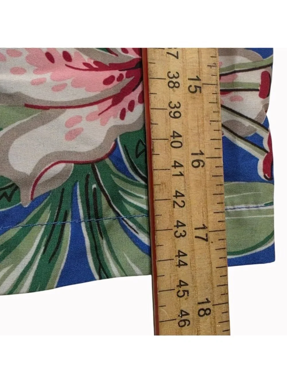Polo Ralph Lauren Men's L Traveler Swim Trunks Seaside Lilies Floral Blue 5